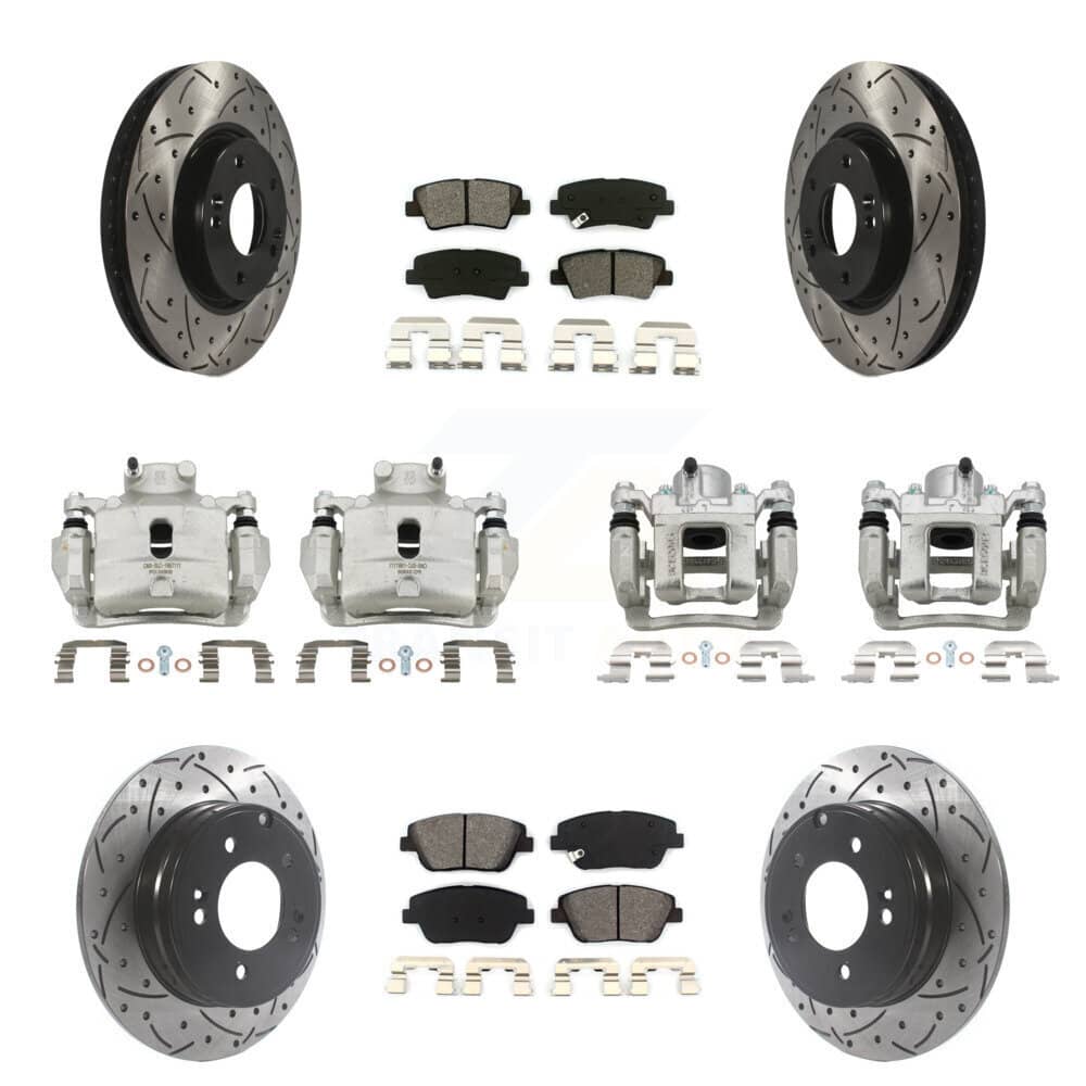 Transit Auto - KCD-100261S - Front and Rear Disc Brake Kits