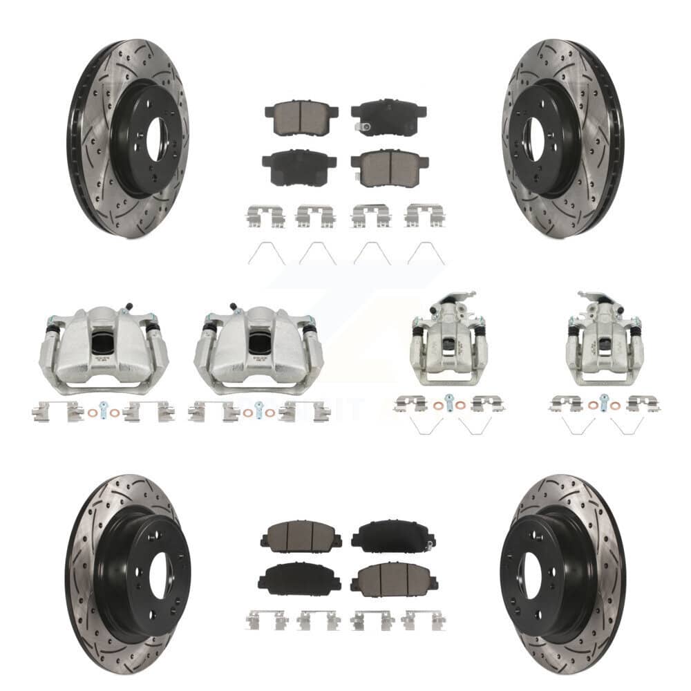 Transit Auto - KCD-100262C - Front and Rear Disc Brake Kits