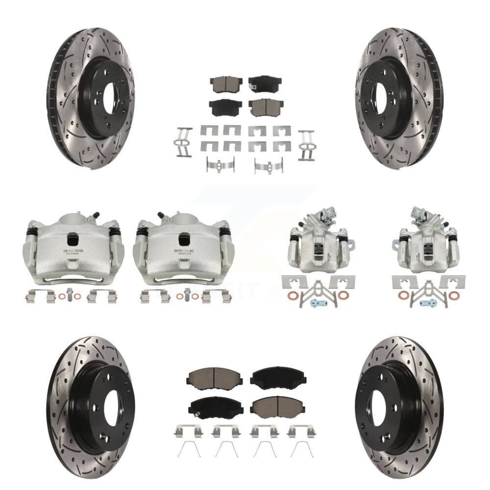 Transit Auto - KCD-100264C - Front and Rear Disc Brake Kits
