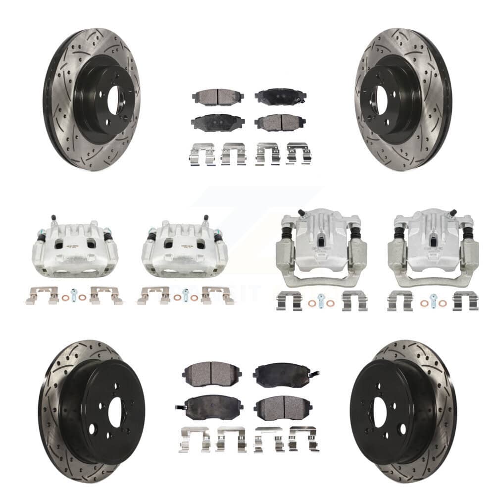 Transit Auto - KCD-100270P - Front and Rear Disc Brake Kits