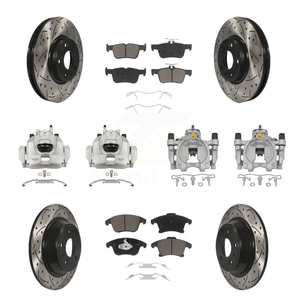 Transit Auto - KCD-100273C - Front and Rear Disc Brake Kits
