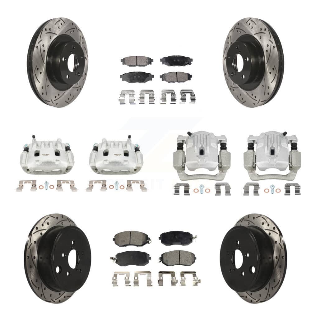 Transit Auto - KCD-100273P - Front and Rear Disc Brake Kits