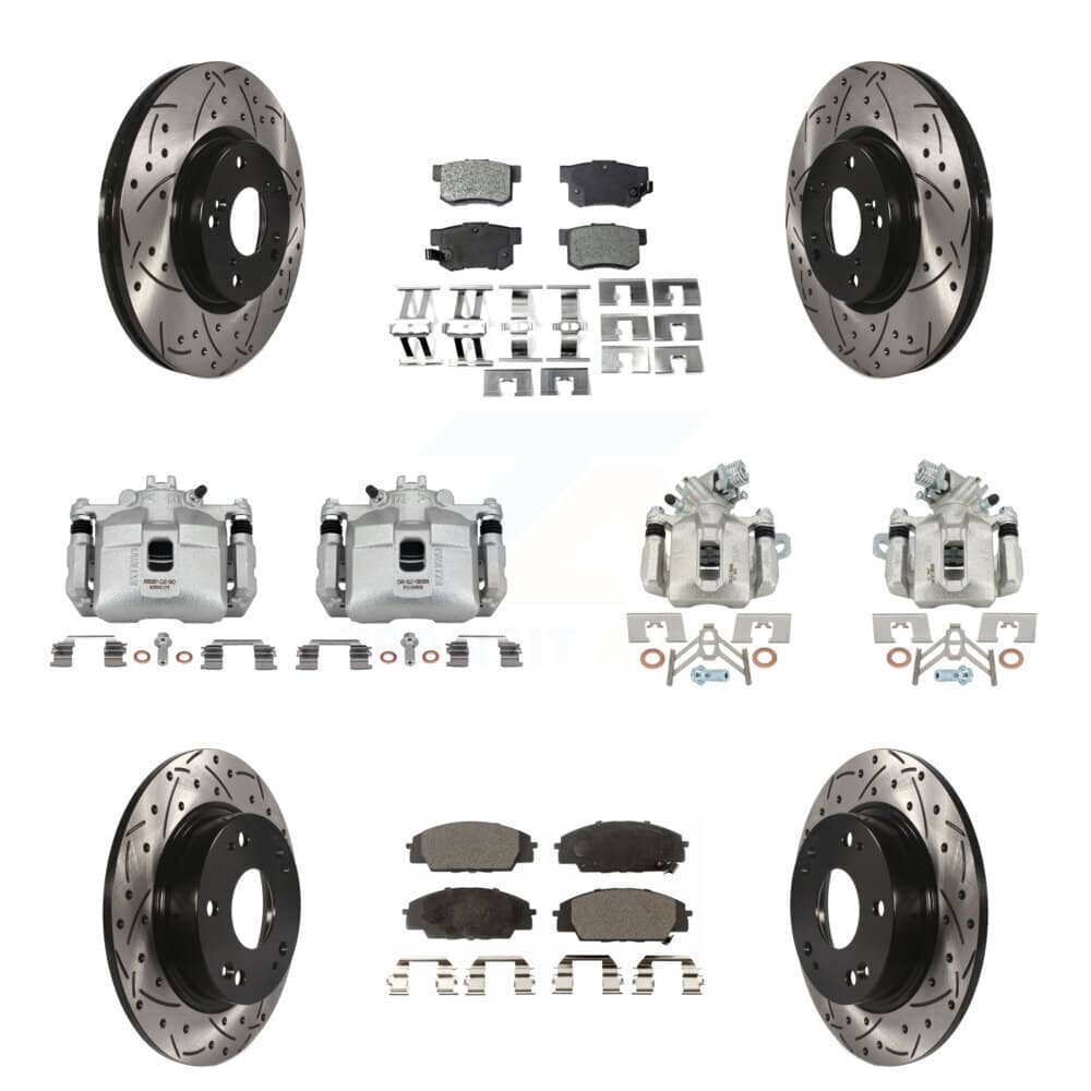 Transit Auto - KCD-100274T - Front and Rear Disc Brake Kits