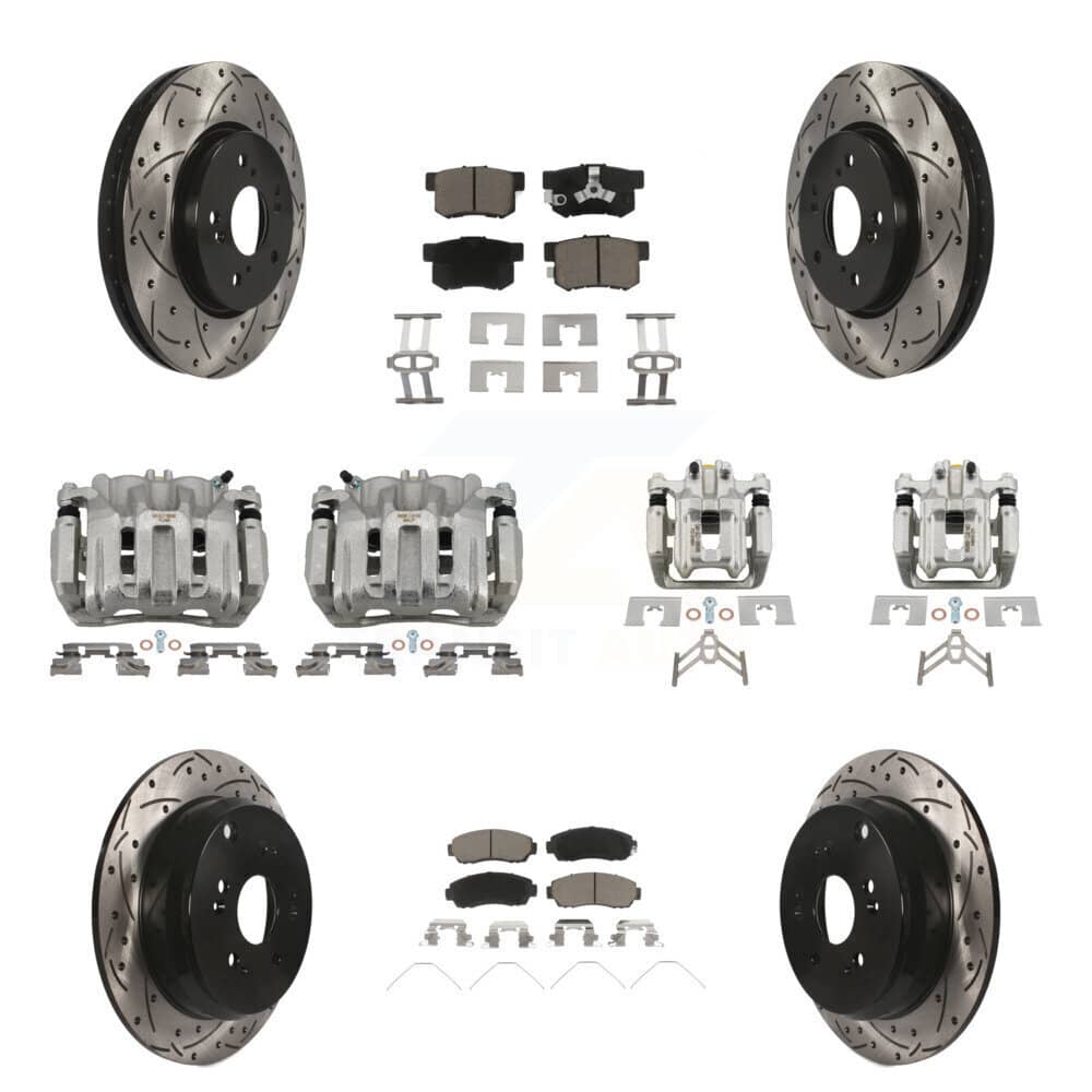 Transit Auto - KCD-100275C - Front and Rear Disc Brake Kits