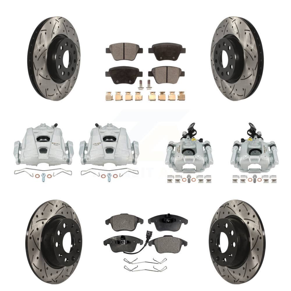 Transit Auto - KCD-100277P - Front and Rear Disc Brake Kits