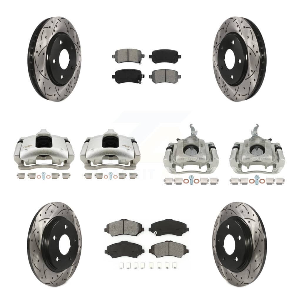 Transit Auto - KCD-100279S - Front and Rear Disc Brake Kits