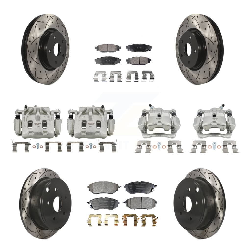 Transit Auto - KCD-100282T - Front and Rear Disc Brake Kits