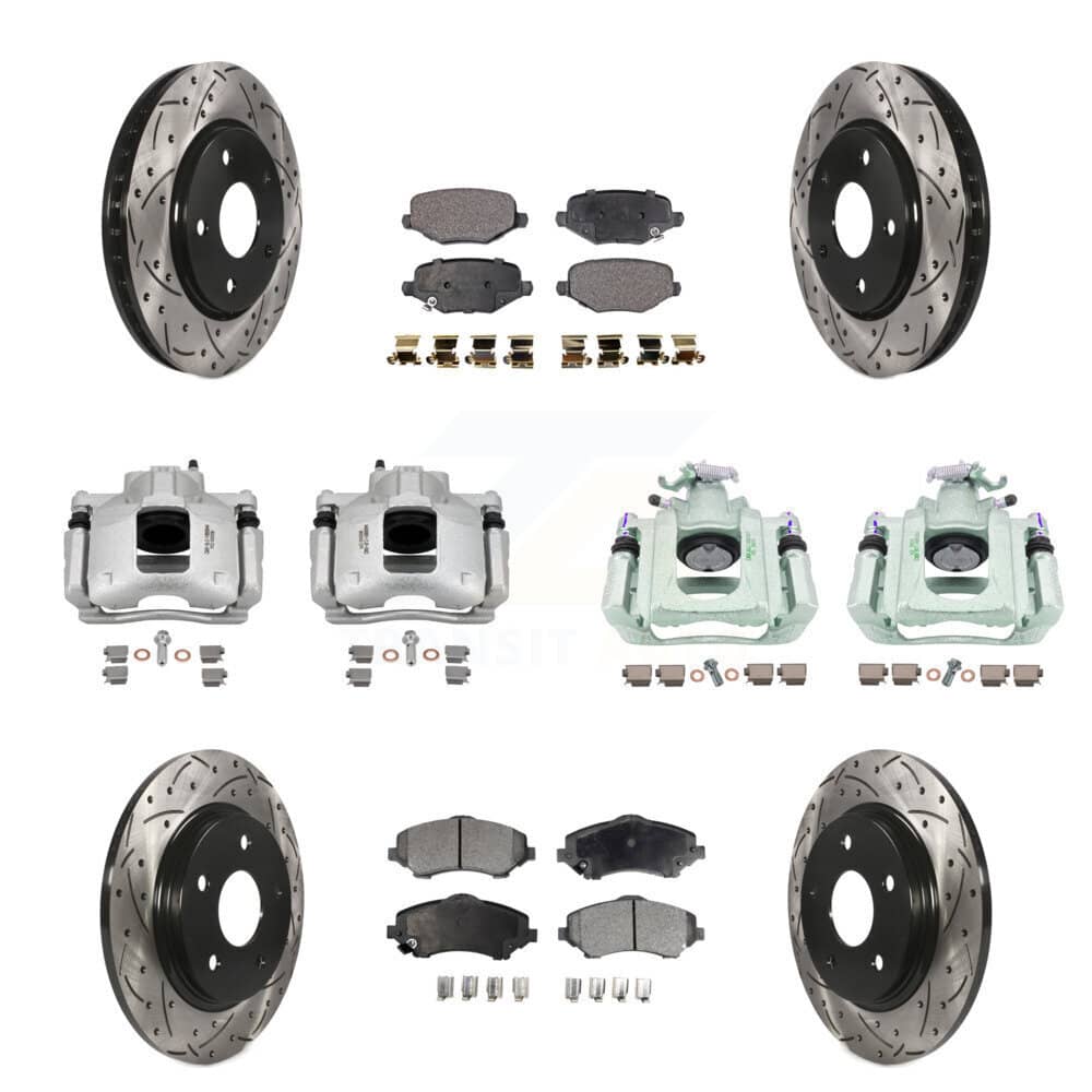 Transit Auto - KCD-100285T - Front and Rear Disc Brake Kits