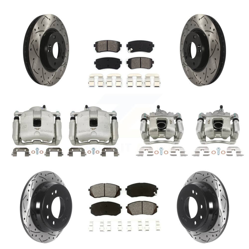 Transit Auto - KCD-100287S - Front and Rear Disc Brake Kits