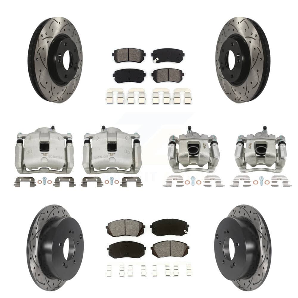 Transit Auto - KCD-100289S - Front and Rear Disc Brake Kits