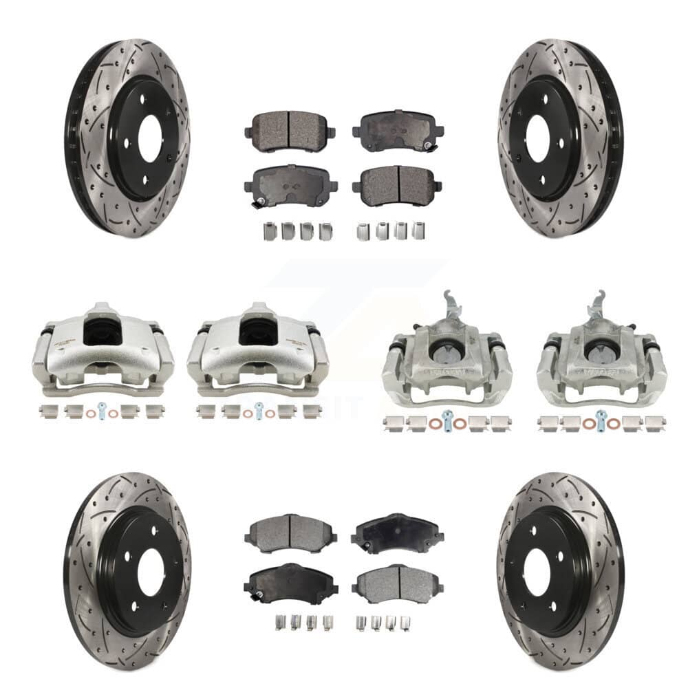 Transit Auto - KCD-100289T - Front and Rear Disc Brake Kits