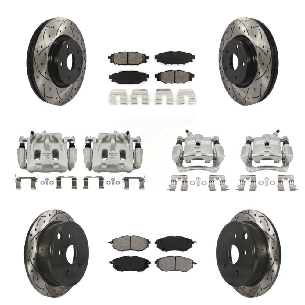 Transit Auto - KCD-100291S - Front and Rear Disc Brake Kits