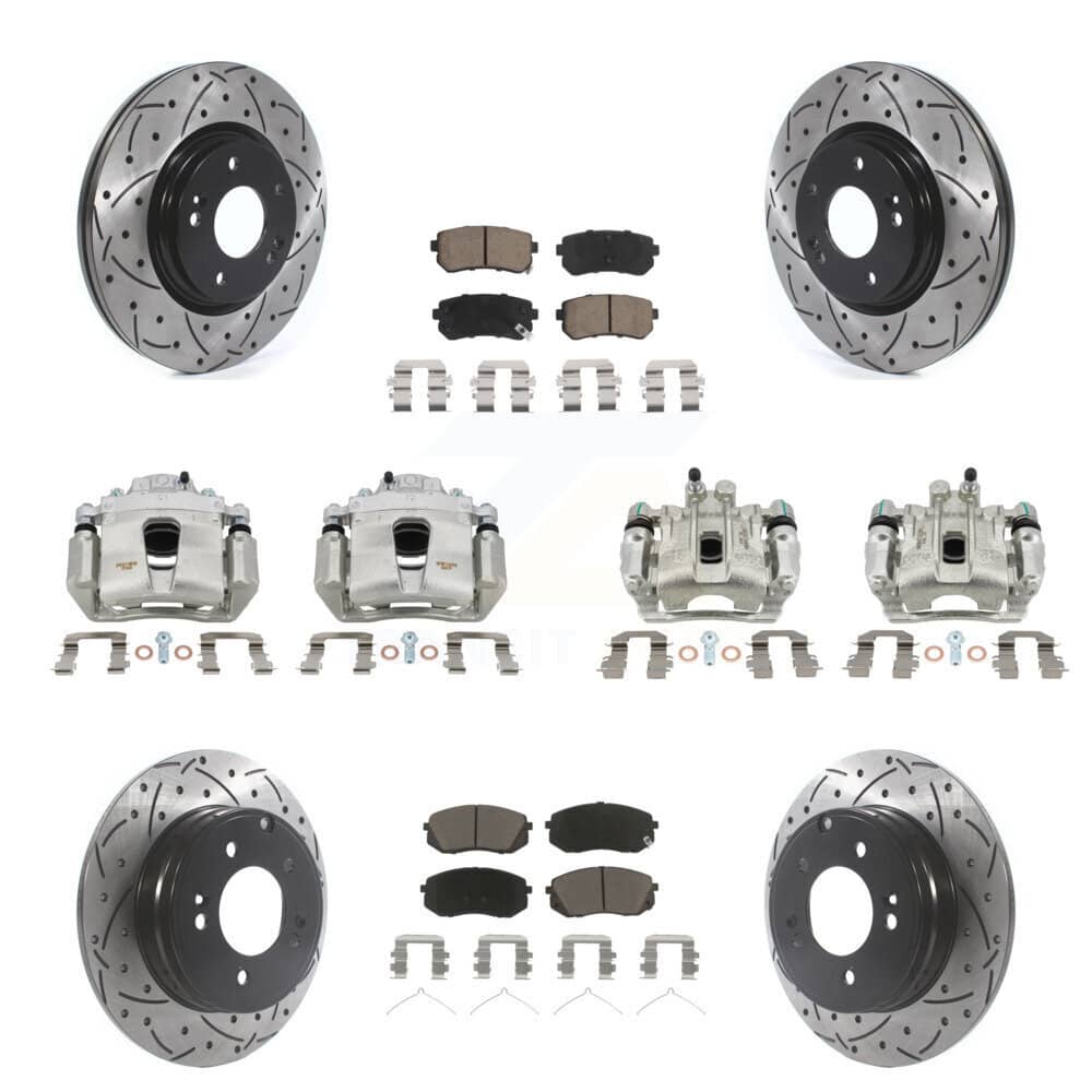 Transit Auto - KCD-100292C - Front and Rear Disc Brake Kits