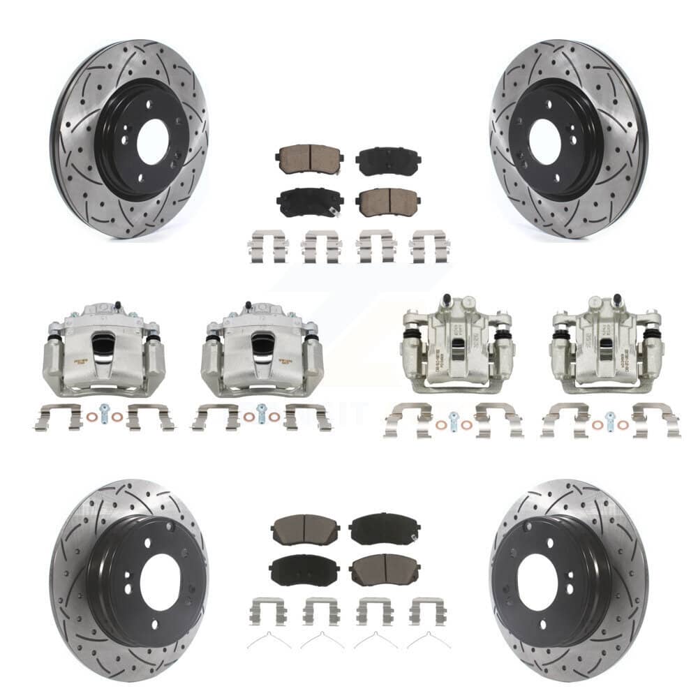 Transit Auto - KCD-100294C - Front and Rear Disc Brake Kits