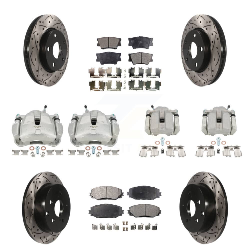 Transit Auto - KCD-100295T - Front and Rear Disc Brake Kits