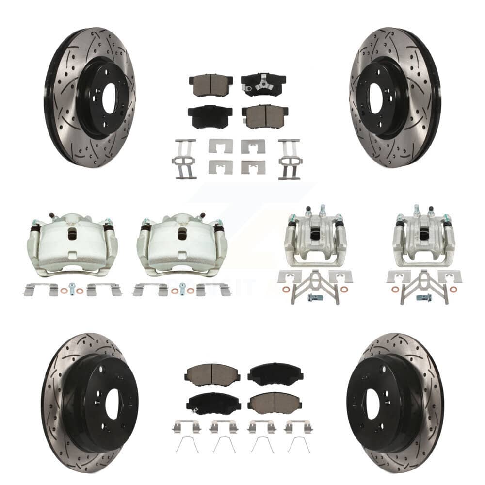 Transit Auto - KCD-100297C - Front and Rear Disc Brake Kits