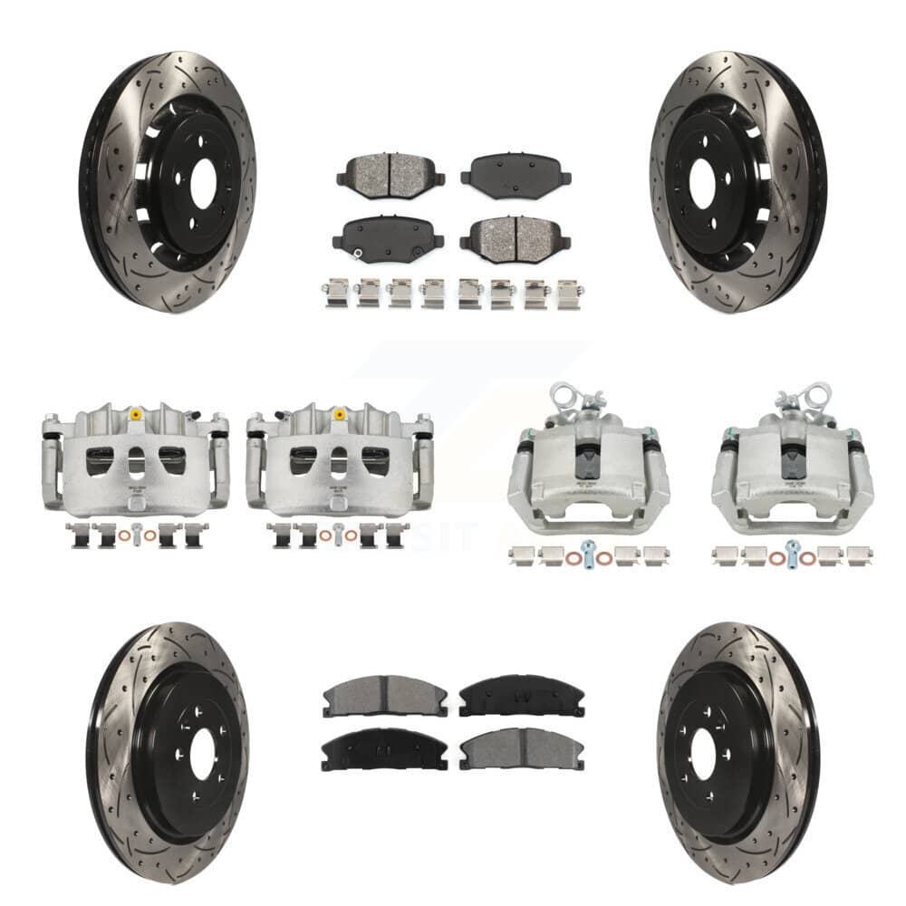 Transit Auto - KCD-100298S - Front and Rear Disc Brake Kits