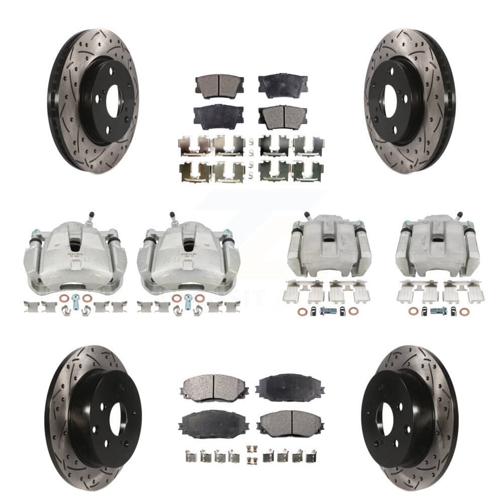 Transit Auto - KCD-100299T - Front and Rear Disc Brake Kits