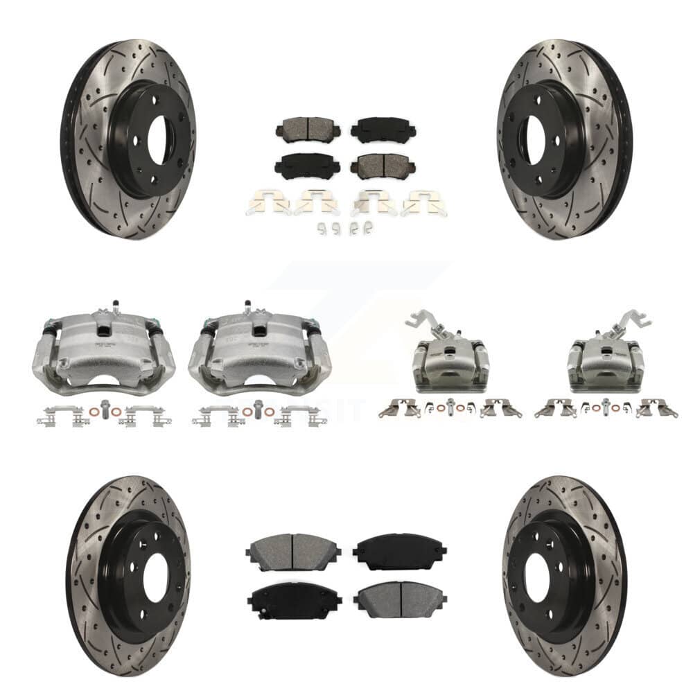 Transit Auto - KCD-100307S - Front and Rear Disc Brake Kits
