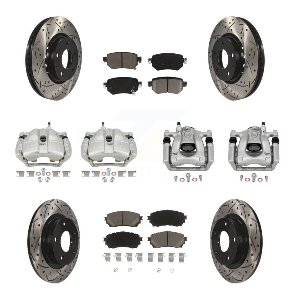 Transit Auto - KCD-100311C - Front and Rear Disc Brake Kits