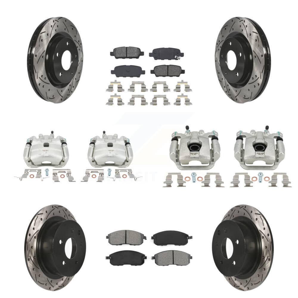 Transit Auto - KCD-100317S - Front and Rear Disc Brake Kits