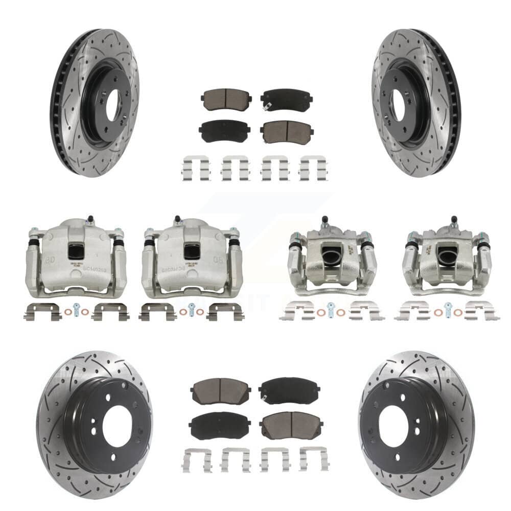 Transit Auto - KCD-100318C - Front and Rear Disc Brake Kits