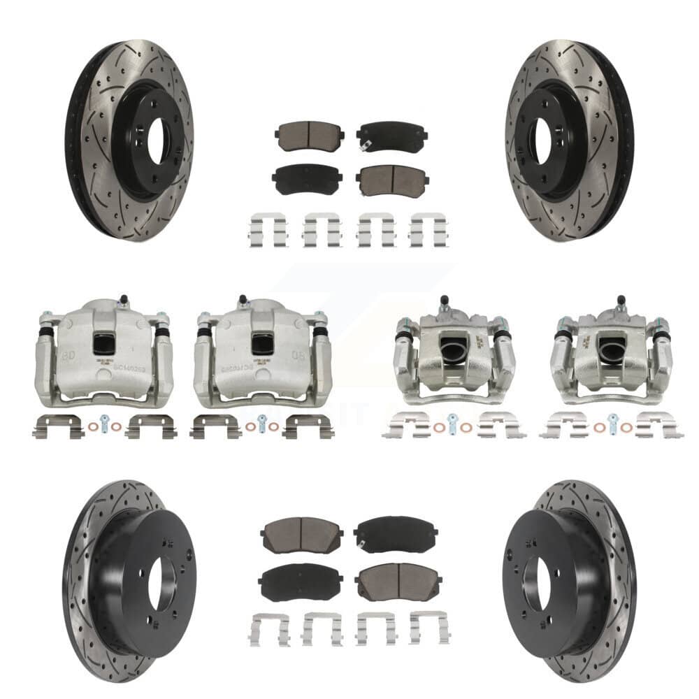 Transit Auto - KCD-100322C - Front and Rear Disc Brake Kits