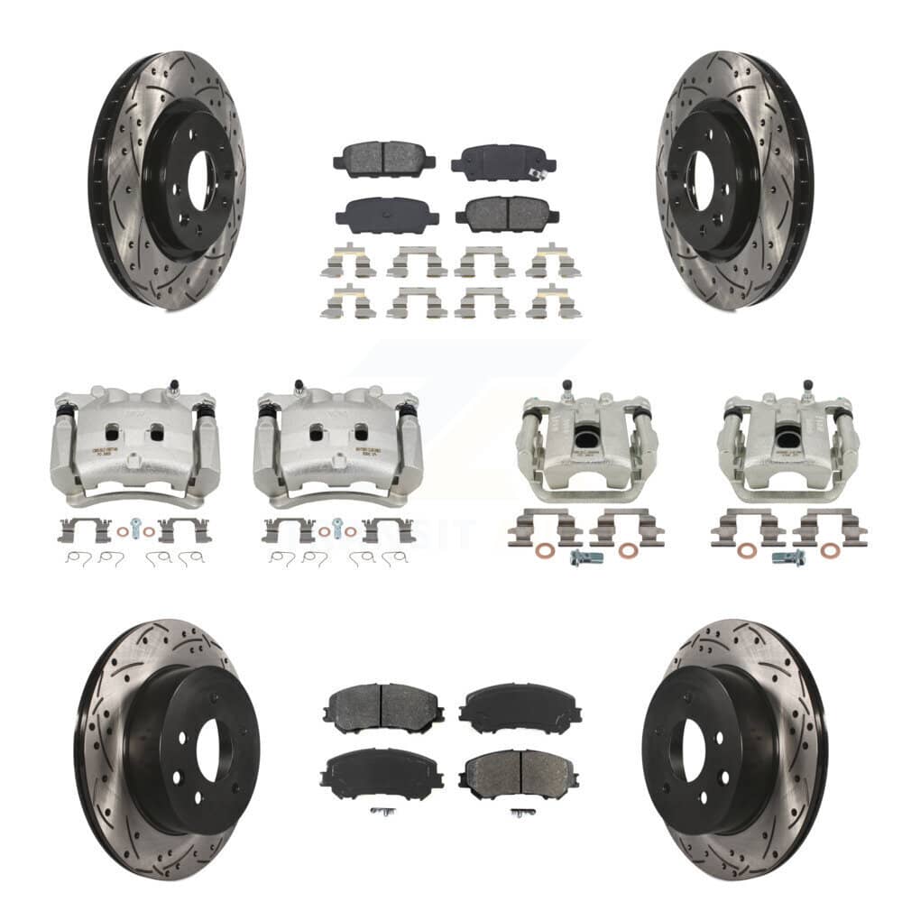 Transit Auto - KCD-100324S - Front and Rear Disc Brake Kits