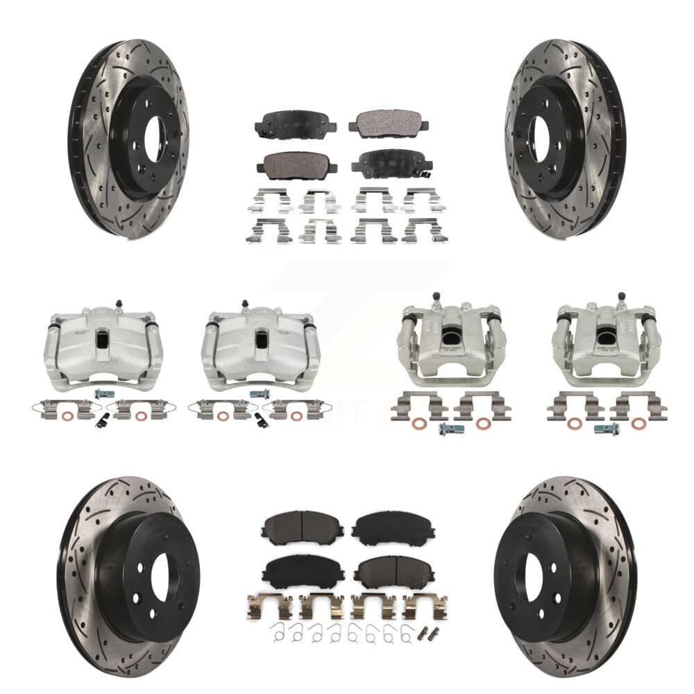 Transit Auto - KCD-100328P - Front and Rear Disc Brake Kits