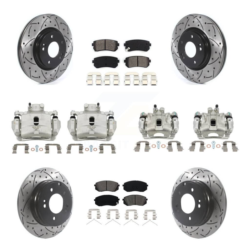 Transit Auto - KCD-100328S - Front and Rear Disc Brake Kits