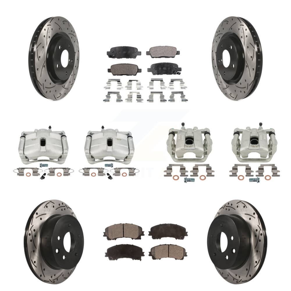 Transit Auto - KCD-100329P - Front and Rear Disc Brake Kits