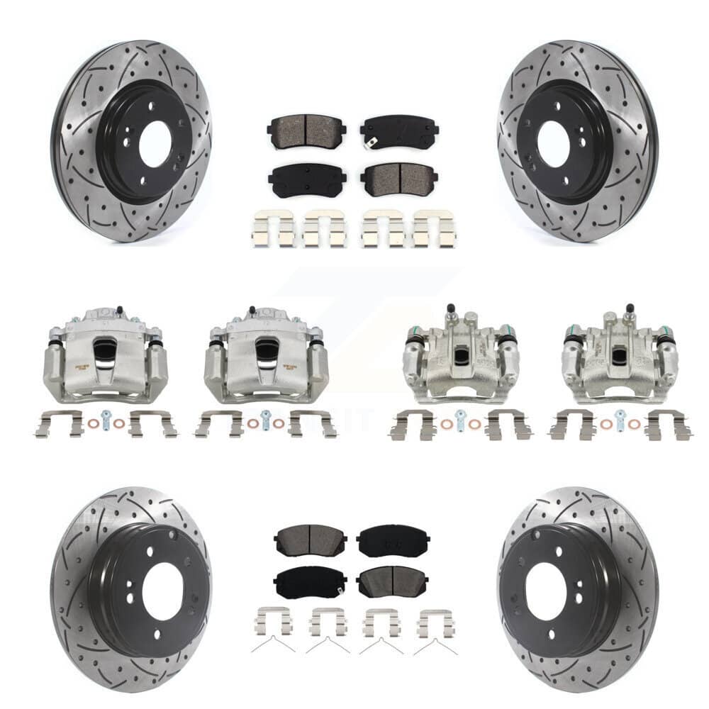 Transit Auto - KCD-100330S - Front and Rear Disc Brake Kits