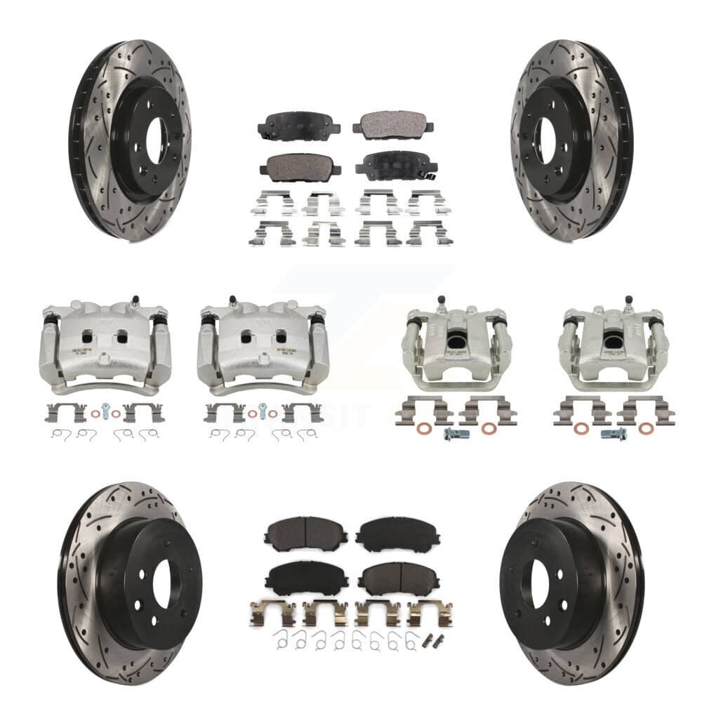 Transit Auto - KCD-100331P - Front and Rear Disc Brake Kits