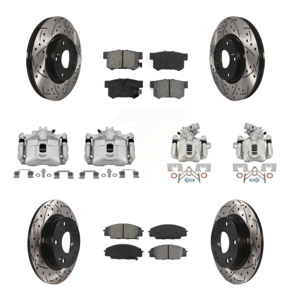 Transit Auto - KCD-100332S - Front and Rear Disc Brake Kits