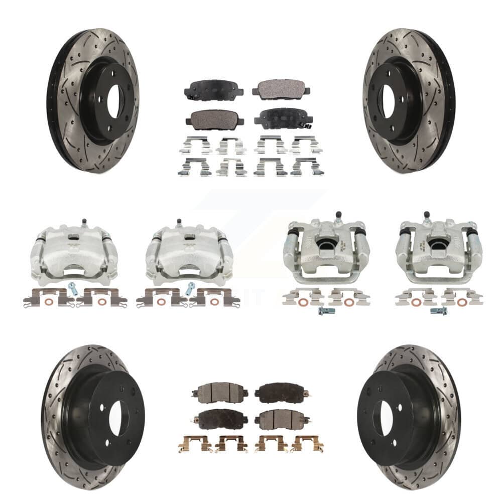 Transit Auto - KCD-100332T - Front and Rear Disc Brake Kits