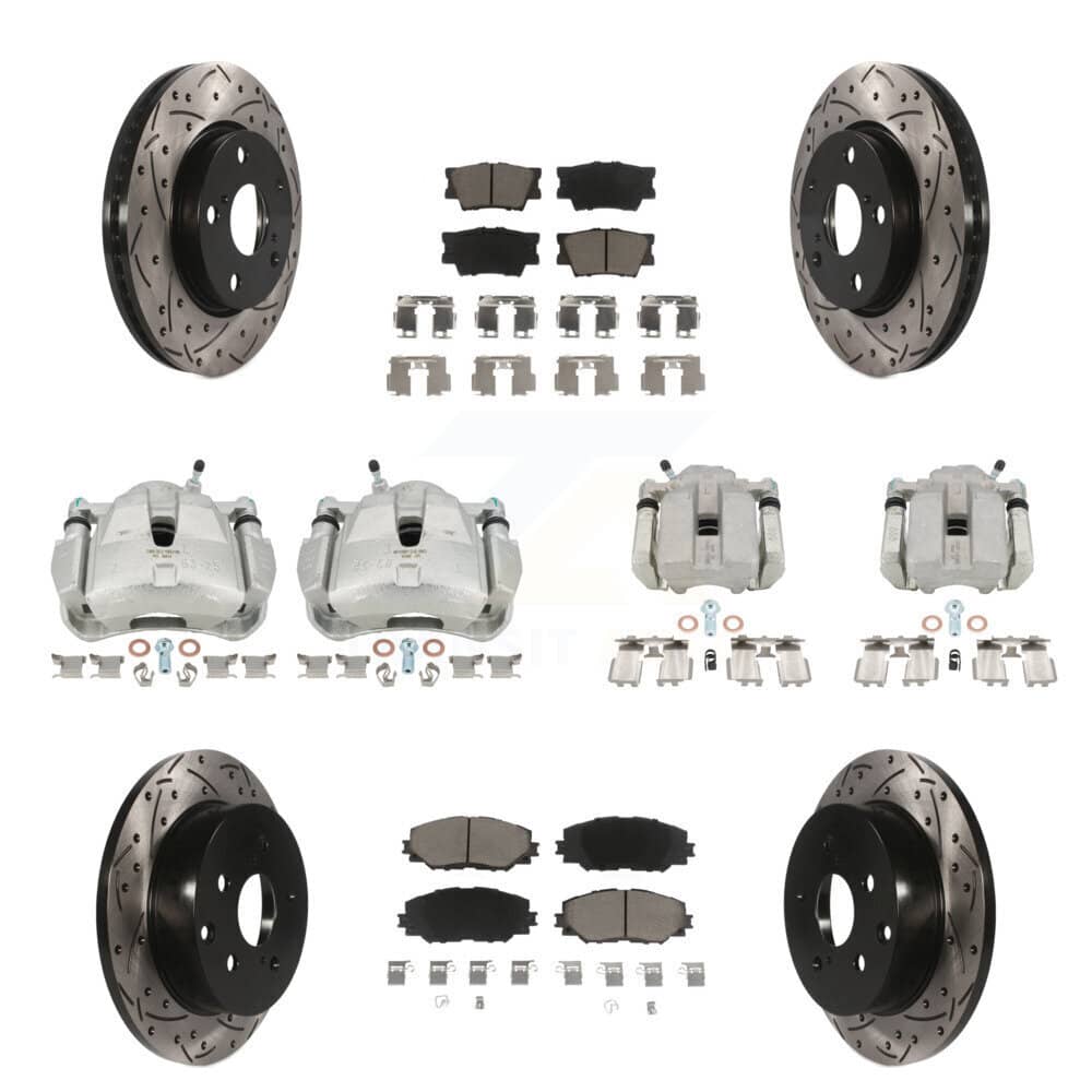 Transit Auto - KCD-100333C - Front and Rear Disc Brake Kits