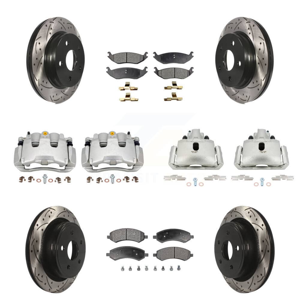 Transit Auto - KCD-100333P - Front and Rear Disc Brake Kits