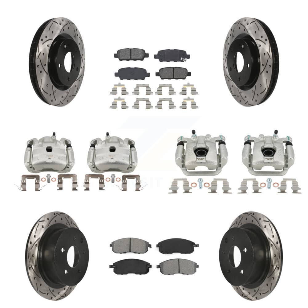 Transit Auto - KCD-100335S - Front and Rear Disc Brake Kits