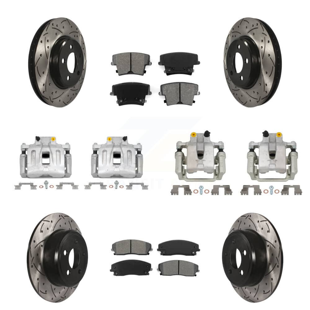 Transit Auto - KCD-100336S - Front and Rear Disc Brake Kits
