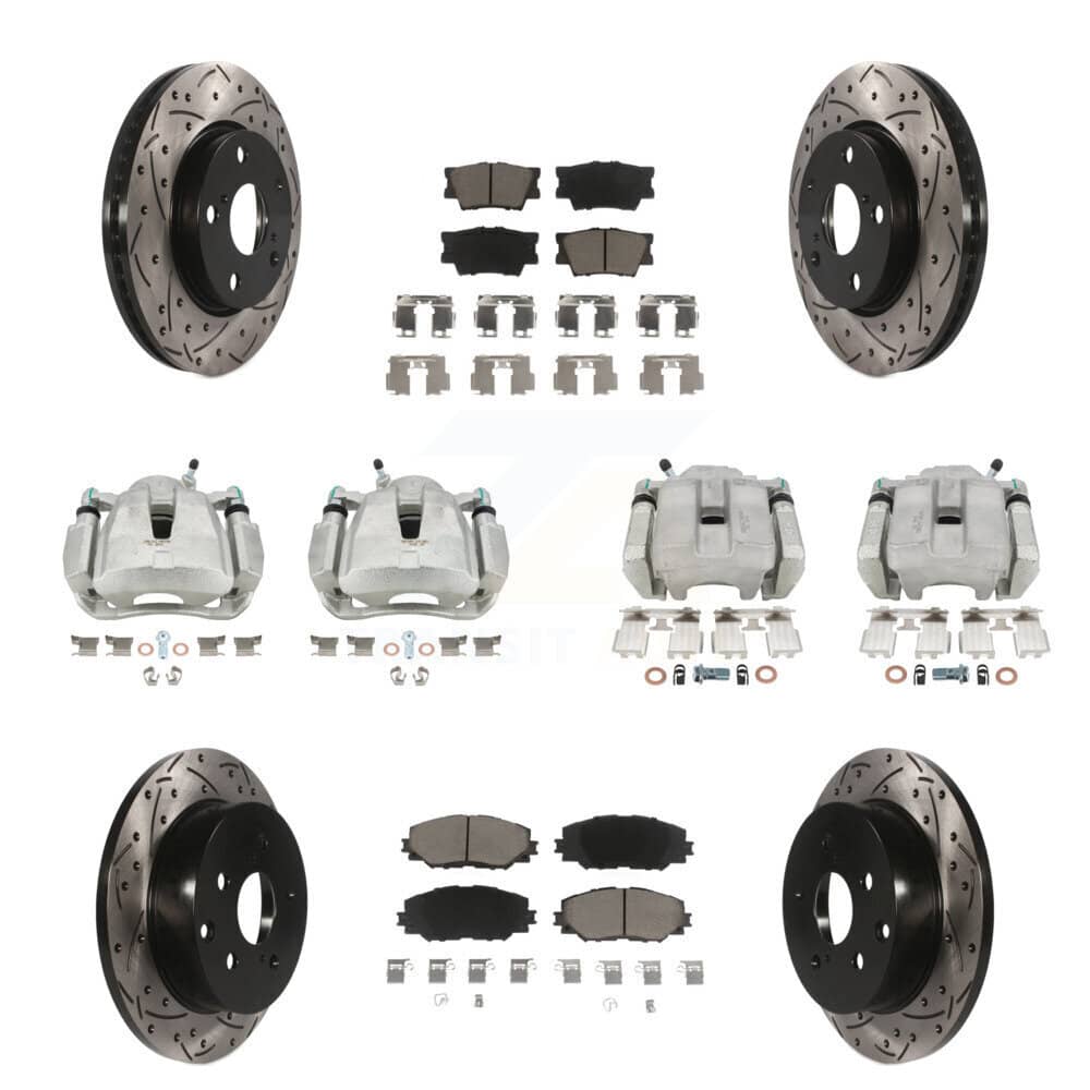 Transit Auto - KCD-100337C - Front and Rear Disc Brake Kits