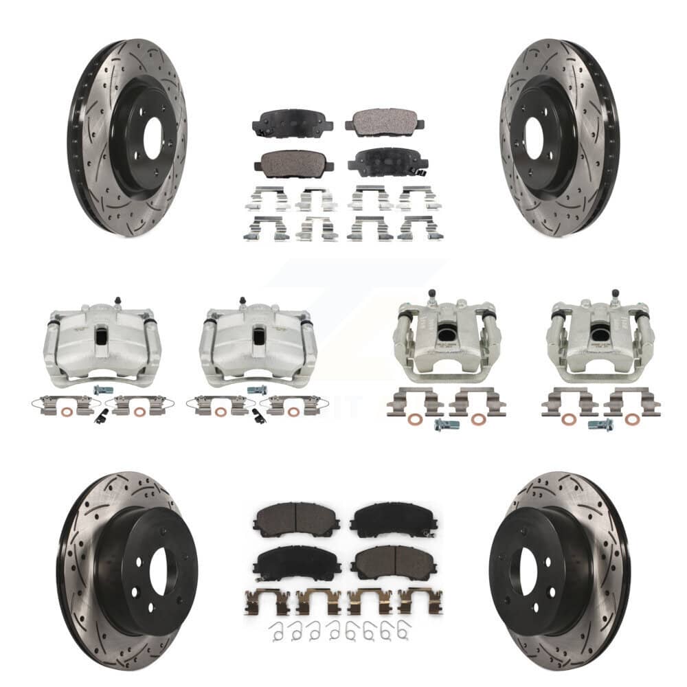 Transit Auto - KCD-100337T - Front and Rear Disc Brake Kits