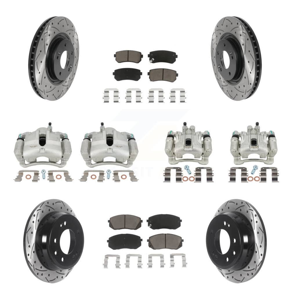 Transit Auto - KCD-100339C - Front and Rear Disc Brake Kits