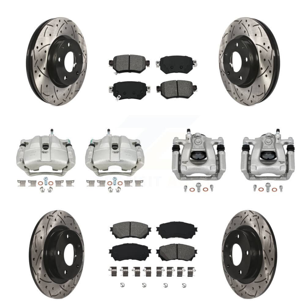 Transit Auto - KCD-100339S - Front and Rear Disc Brake Kits