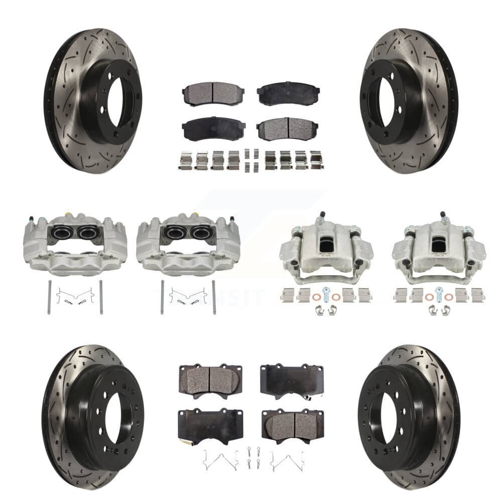 Transit Auto - KCD-100340P - Front and Rear Disc Brake Kits