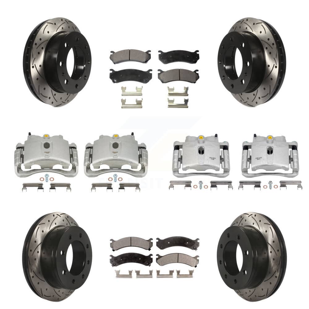 Transit Auto - KCD-100341P - Front and Rear Disc Brake Kits