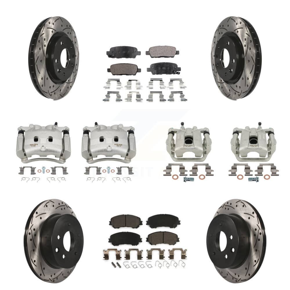 Transit Auto - KCD-100342T - Front and Rear Disc Brake Kits