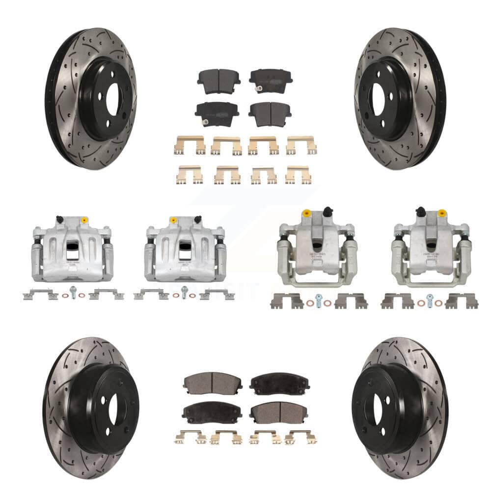 Transit Auto - KCD-100343P - Front and Rear Disc Brake Kits
