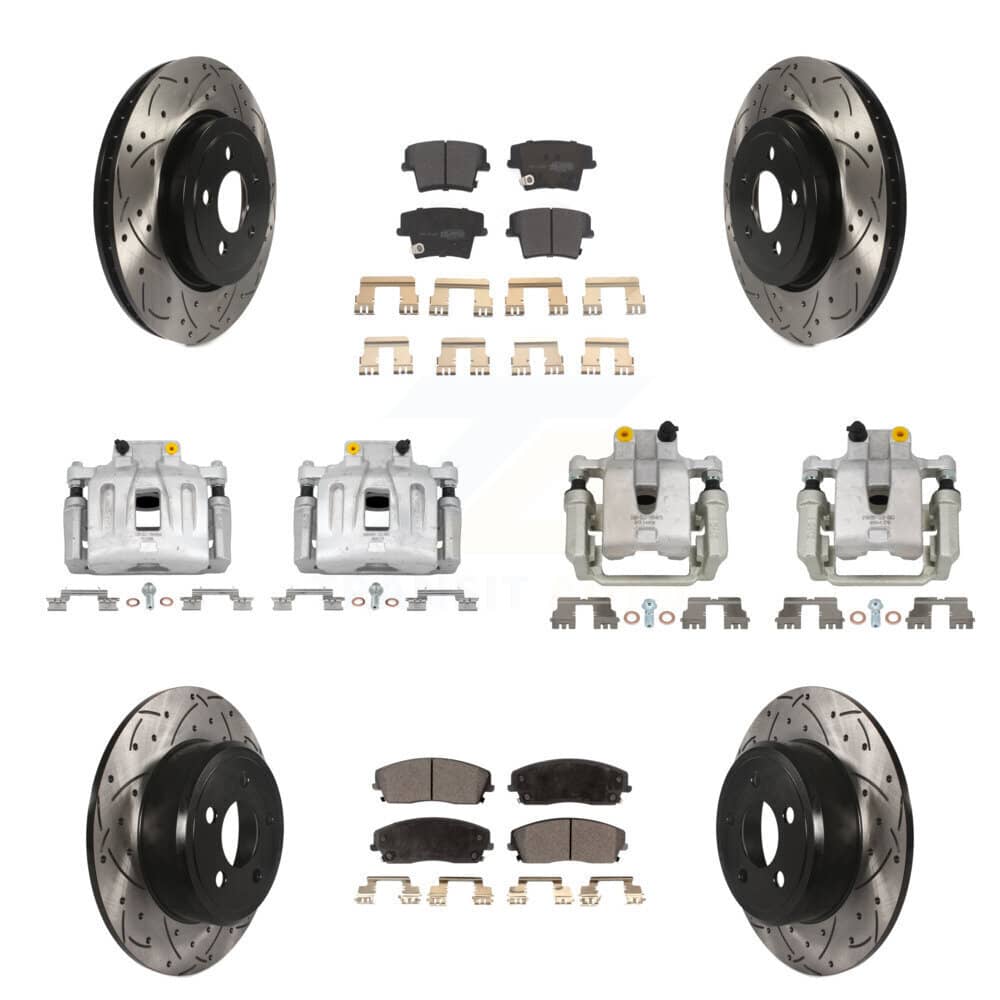 Transit Auto - KCD-100344P - Front and Rear Disc Brake Kits