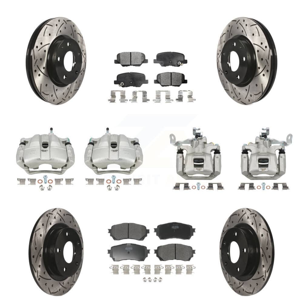 Transit Auto - KCD-100345P - Front and Rear Disc Brake Kits