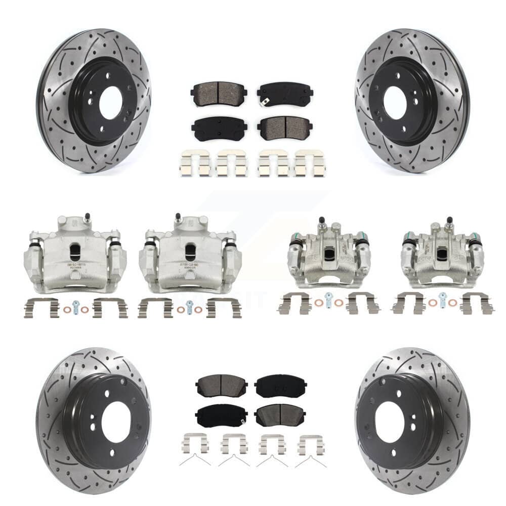 Transit Auto - KCD-100346S - Front and Rear Disc Brake Kits